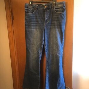 Maurices M Jeans High Rise Flare Jeans Sz 16